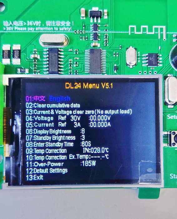 Электронная нагрузка Atorch DL24 4-x проводная  30A, 200В, 185Вт
