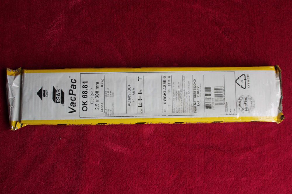 Elektrody spawalnicze ESAB 2,5 x 300mm