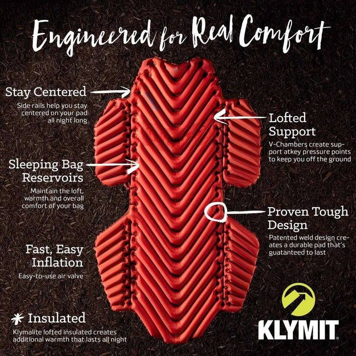 Dmuchany materac do hamaka Klymit - Insulated Hammock V