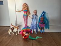 Lalki, Elsa, Barbie, zestaw zabawek, zabawki, lalki