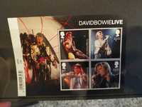 David Bowie Live 6 znaczków plus blok