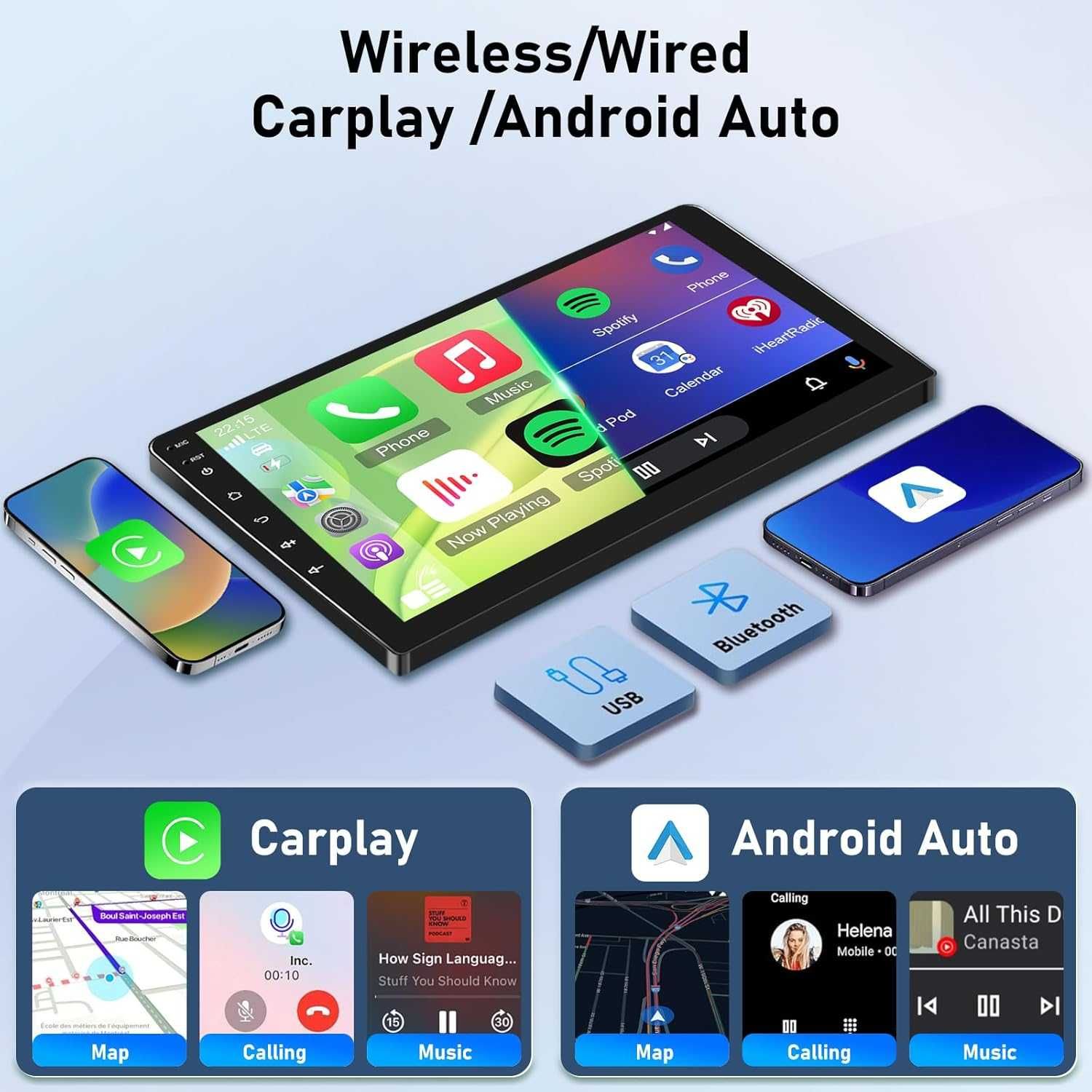 Radio samochodowe 2+64G Peugeot 508 R 2011/2018 Carplay  Android Auto