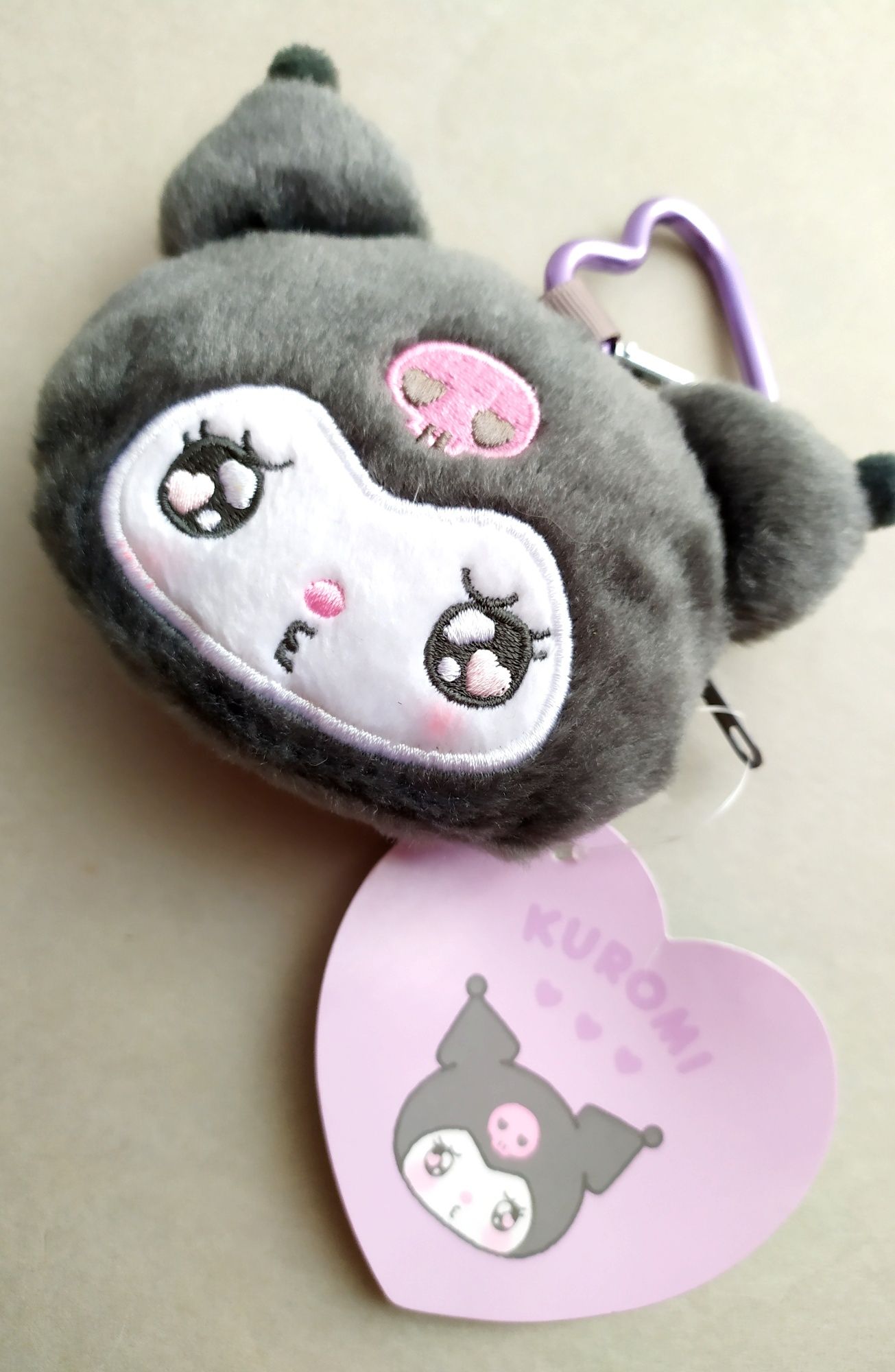 KUROMI из Sanrio брелок кошелек персонаж аниме Куроми мягкая игрушка