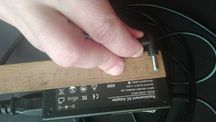 Зарядное HP DELL 65W Голубенький тонкий разъем из США амер вилка