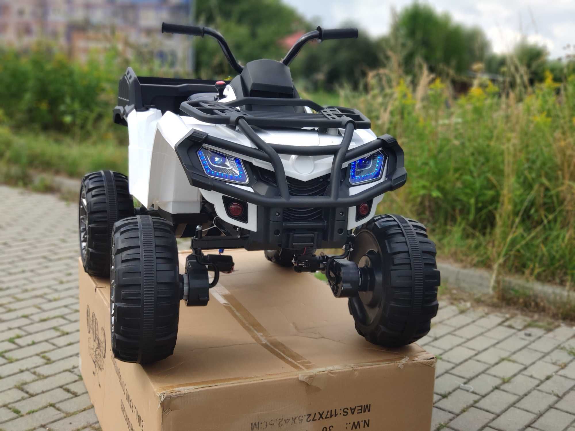 Nowy DUŻY QUAD ATV 4x4 na akumulator 12V10Ah