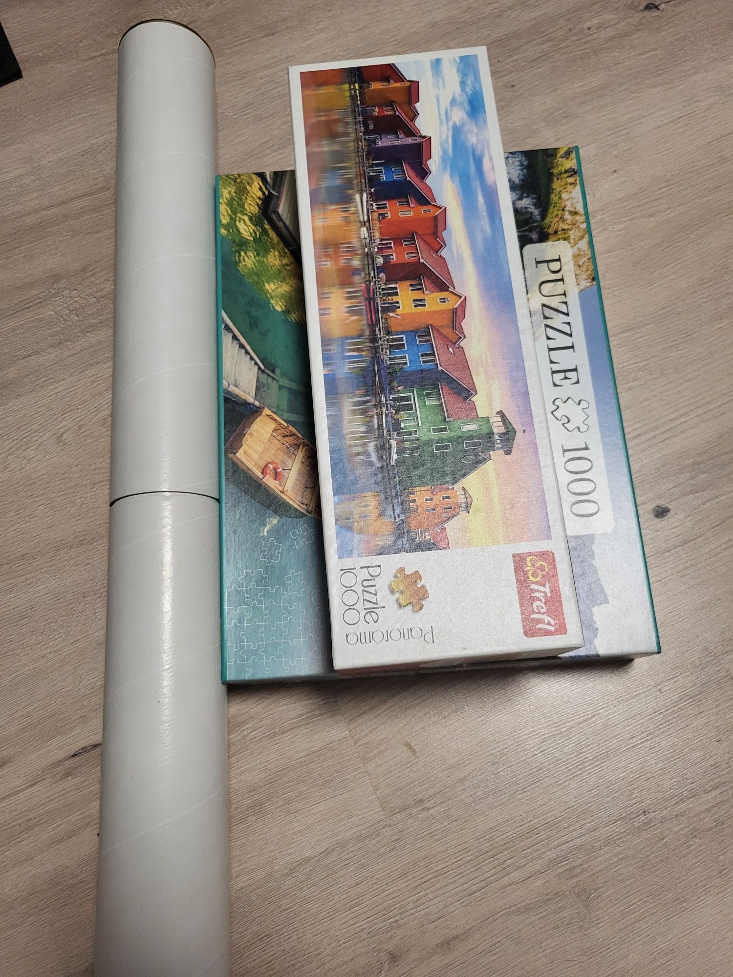 Mata do puzzli trefl + puzzle 2szt. 1000el.