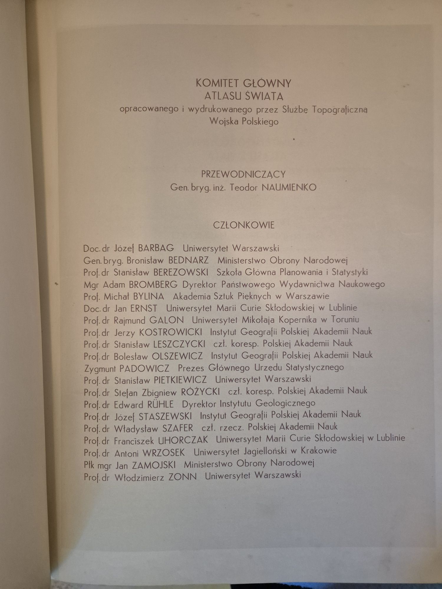 Atlas świata PWN 1962 rok