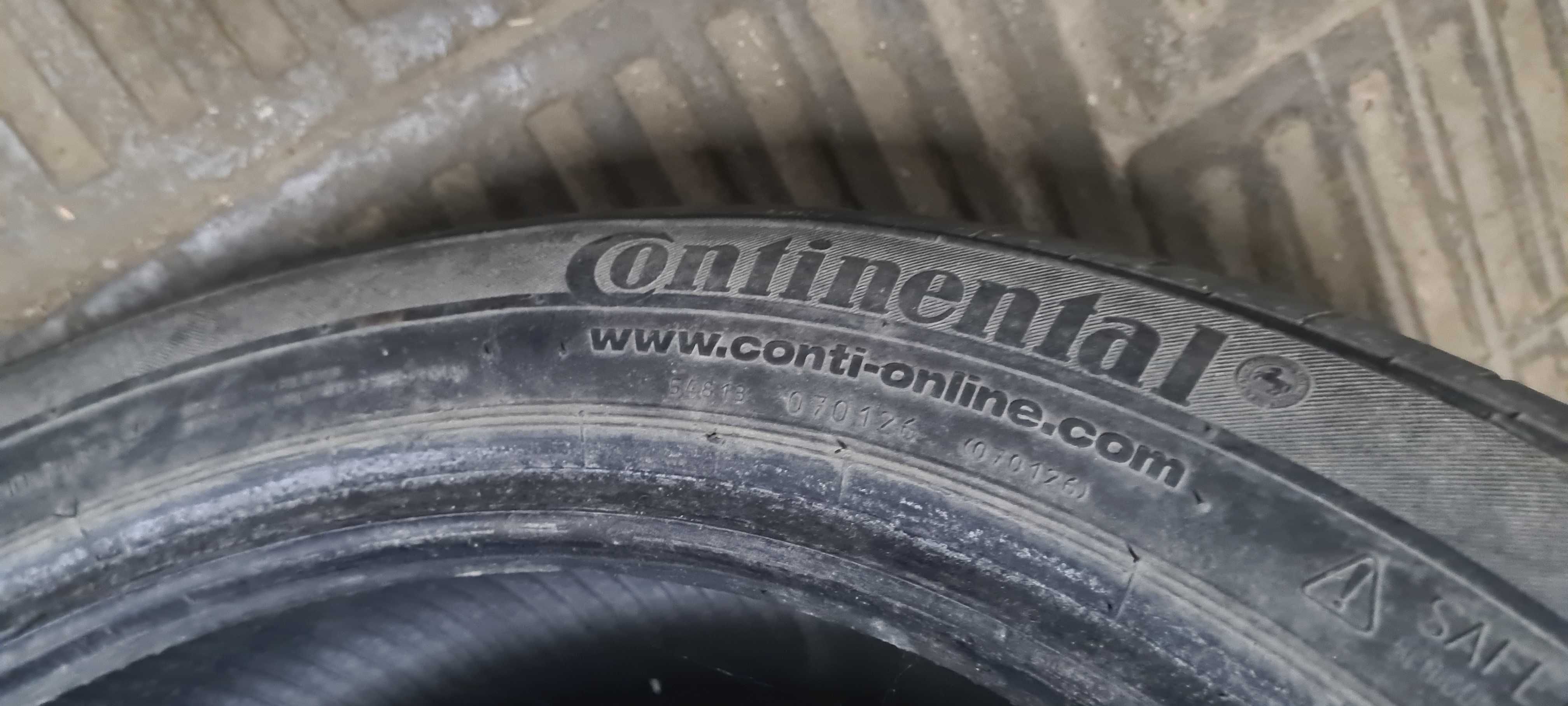 Продам  комплект летней резины CONTINENTAL-185/55R16