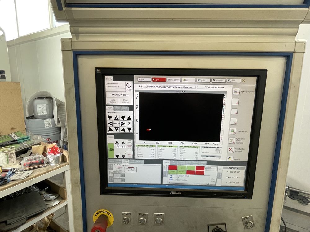 Przecinarka laserowa Eckert Diament Fiber 2kW