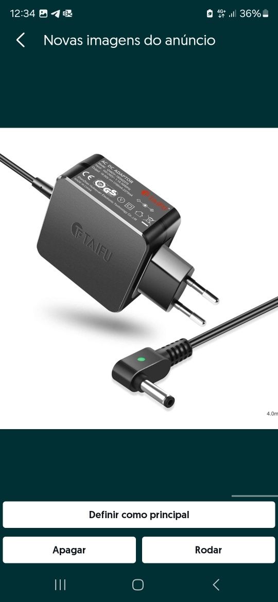 Carregador PC portátil Asus
