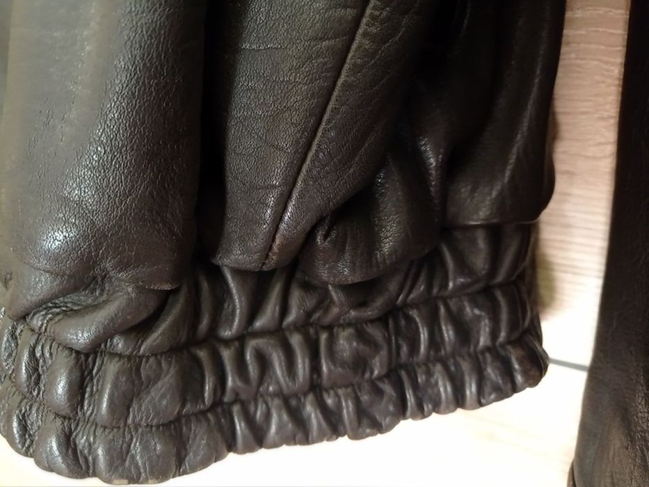 Blusão de pele para homem