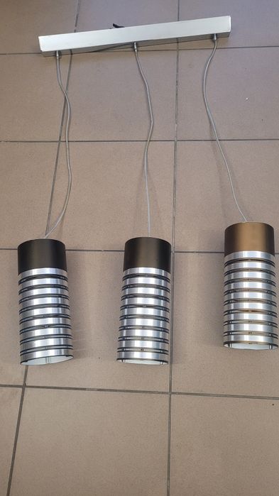 Lampa sufitowa potrójna żarówki LED