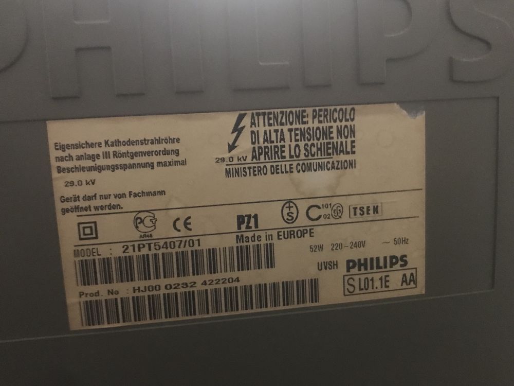 Телевізор Philips телескопічний