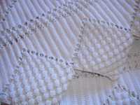 Colcha de renda crochet feita à mão NOVA