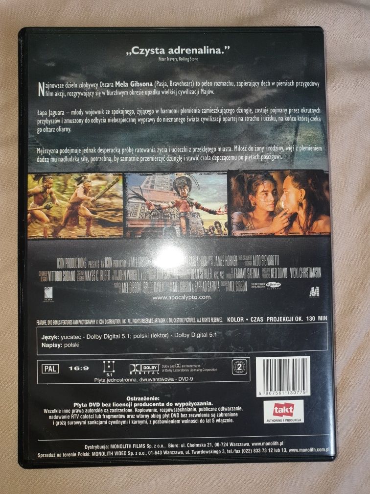 Film DVD apocalypto mel gibson