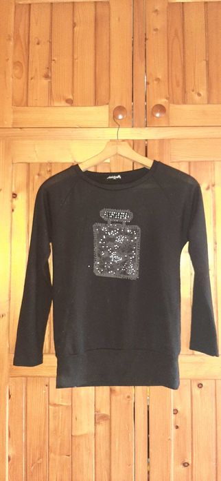 Sweter Ambition Fly M/L czarny cienki dobry stan