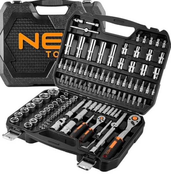 Набір інструментів Neo Tools 108 ел 1/2 & 1/4 Набор инструментов PL