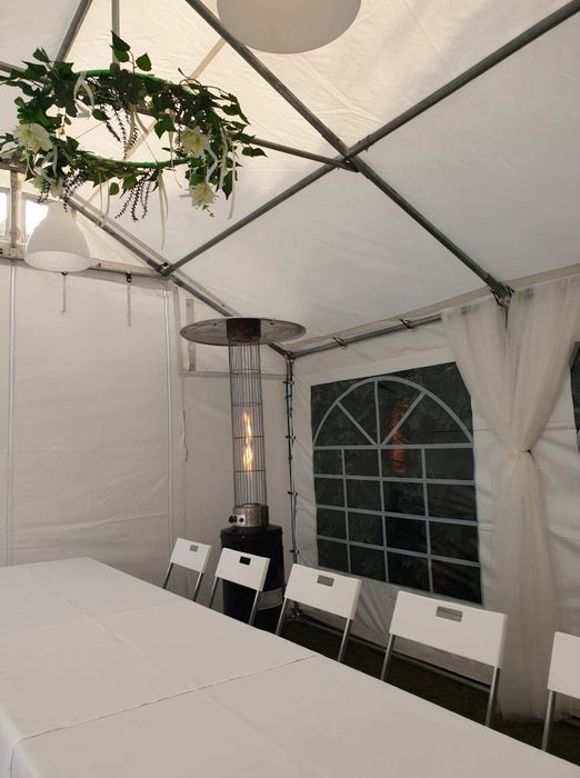 Parasol grzewczy gazowy, nagrzewnica