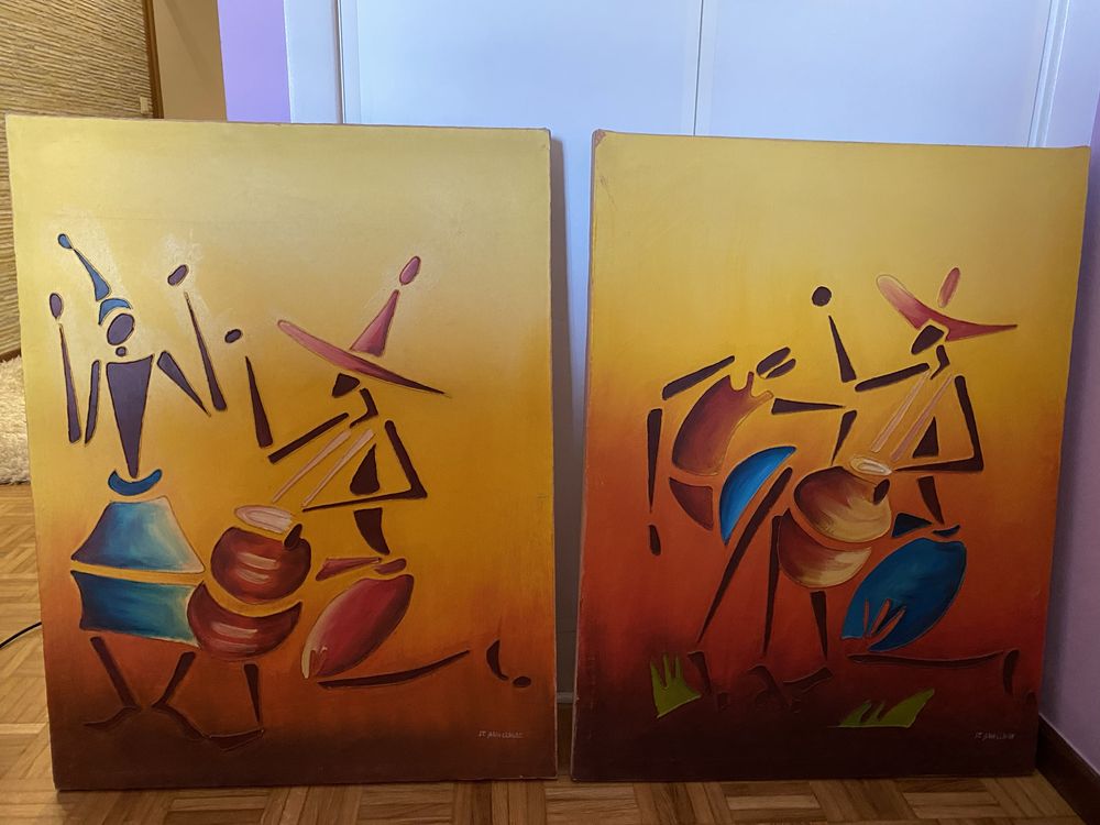 Para desocupar - Quadros Africanos Artesanais