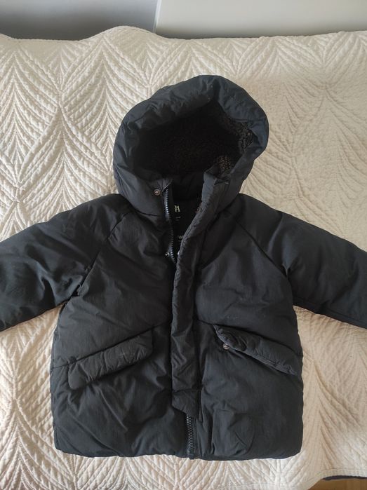 Zimowa kurtka chłopięca Zara r. 92