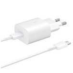 Ładowarka sieciowa Samsung 25W EP-TA800EWE USB-C z kablem Samsung EP-D