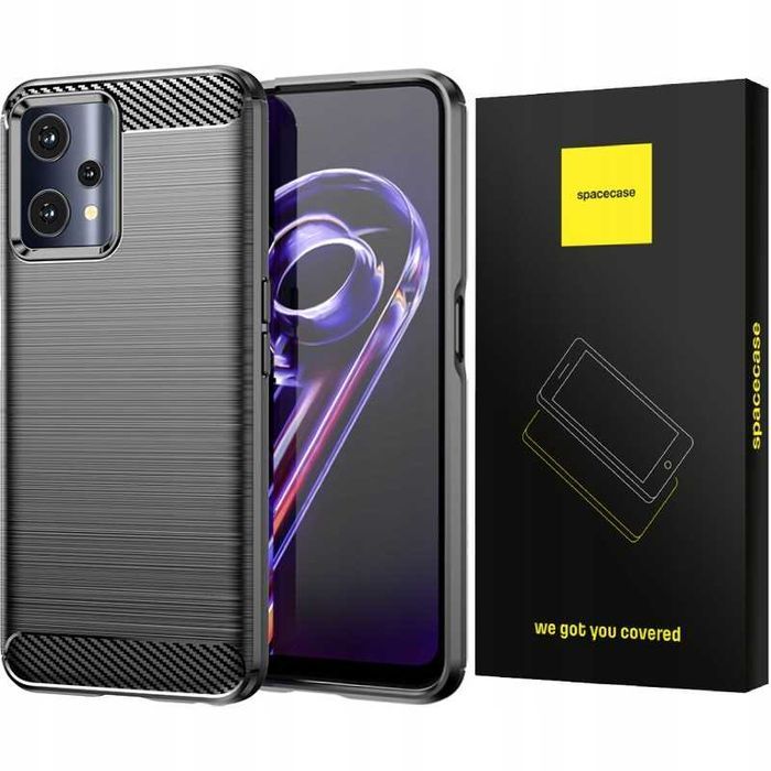 Spacecase Carbon Realme 9 5G/9 Pro Czarny