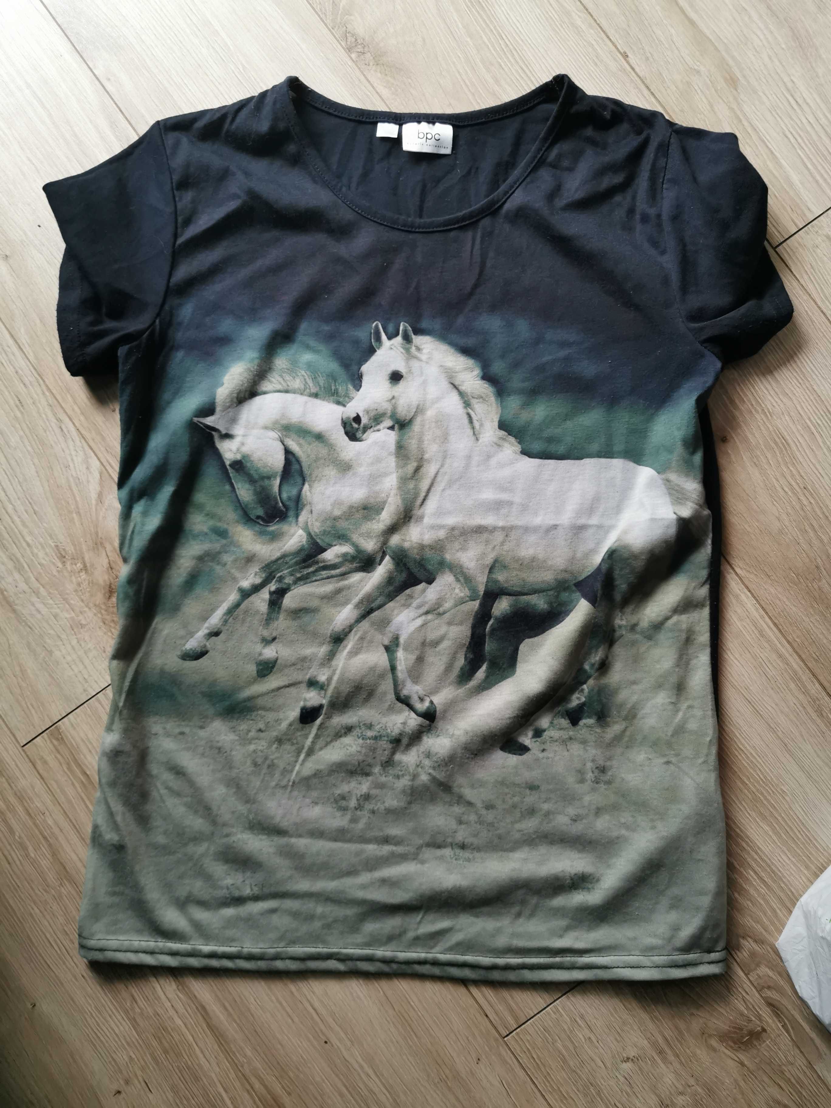 Koszulka dziewczęca konie 158