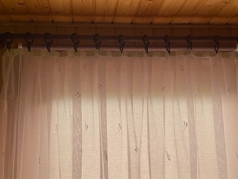 Karnisze drewniane 2 sztuki pojedyncze dlugosc 1,4  m