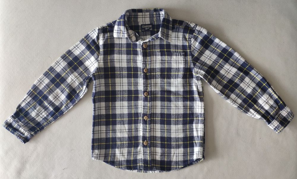 Camisas manga comprida algodão Gap Timberland Oshkosh 3-4 anos (104cm)