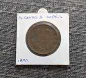 Moedas 20 Réis D. Carlos I 1891