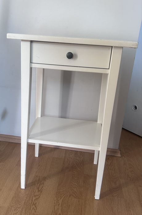 IKEA hemnes stolik nocny biały 46x35x70 cm