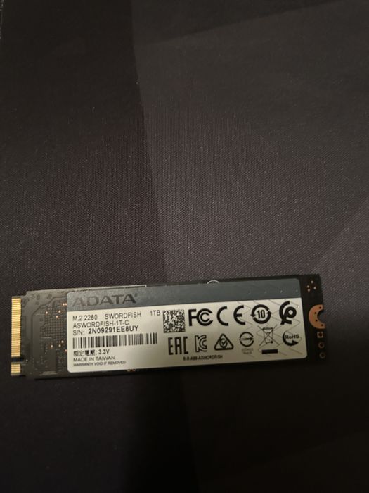 Ssd adata 1tb m2 swordfish