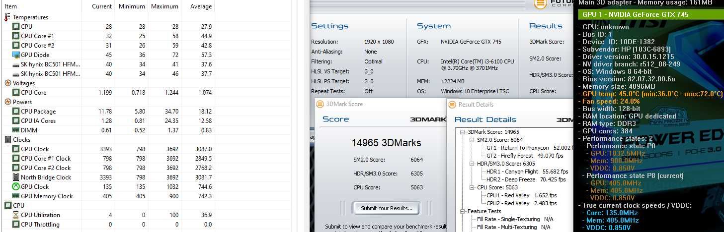 Ігровий ПК,i3-6100,12gb DDR4,GeForce GTX 745 4gb,256gb SSD М2 +2Тb HDD