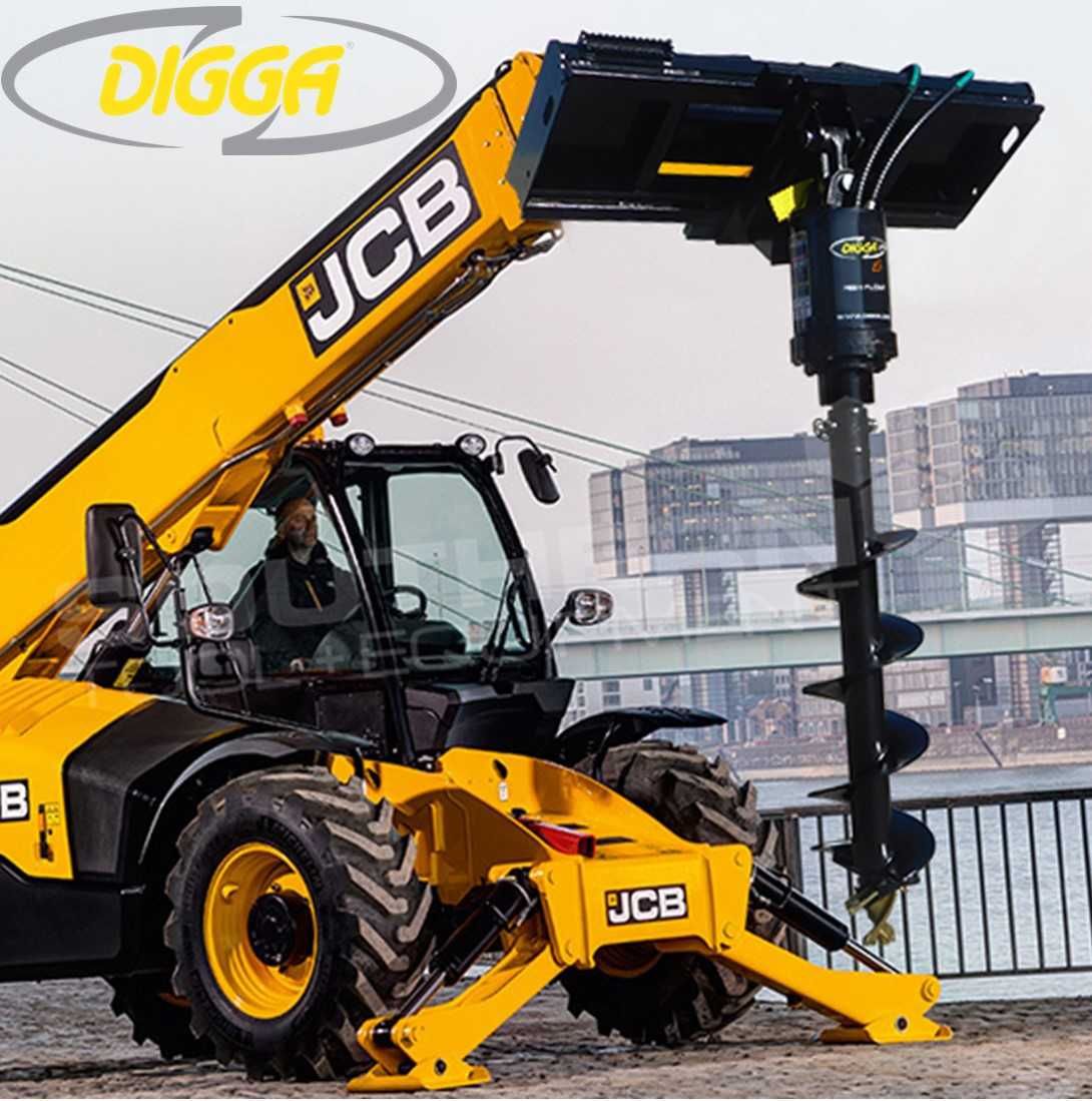 Гидровращатель Бур Шнек Ямобур Гидробур DIGGA PD5-PD10 JCB Manitou