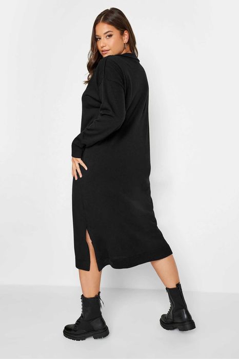 Класна чорна тепленька сукня Next розмір l-2xl