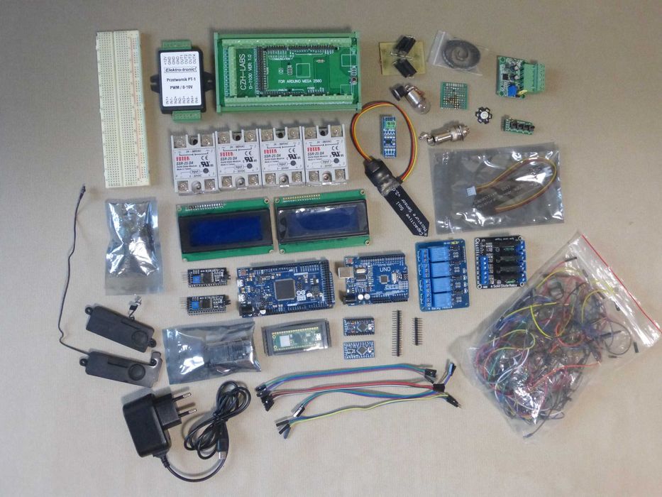 Zestaw Arduino Uno, Due, Pro Mini, Raspberry Pi Pico W ESP32 moduły