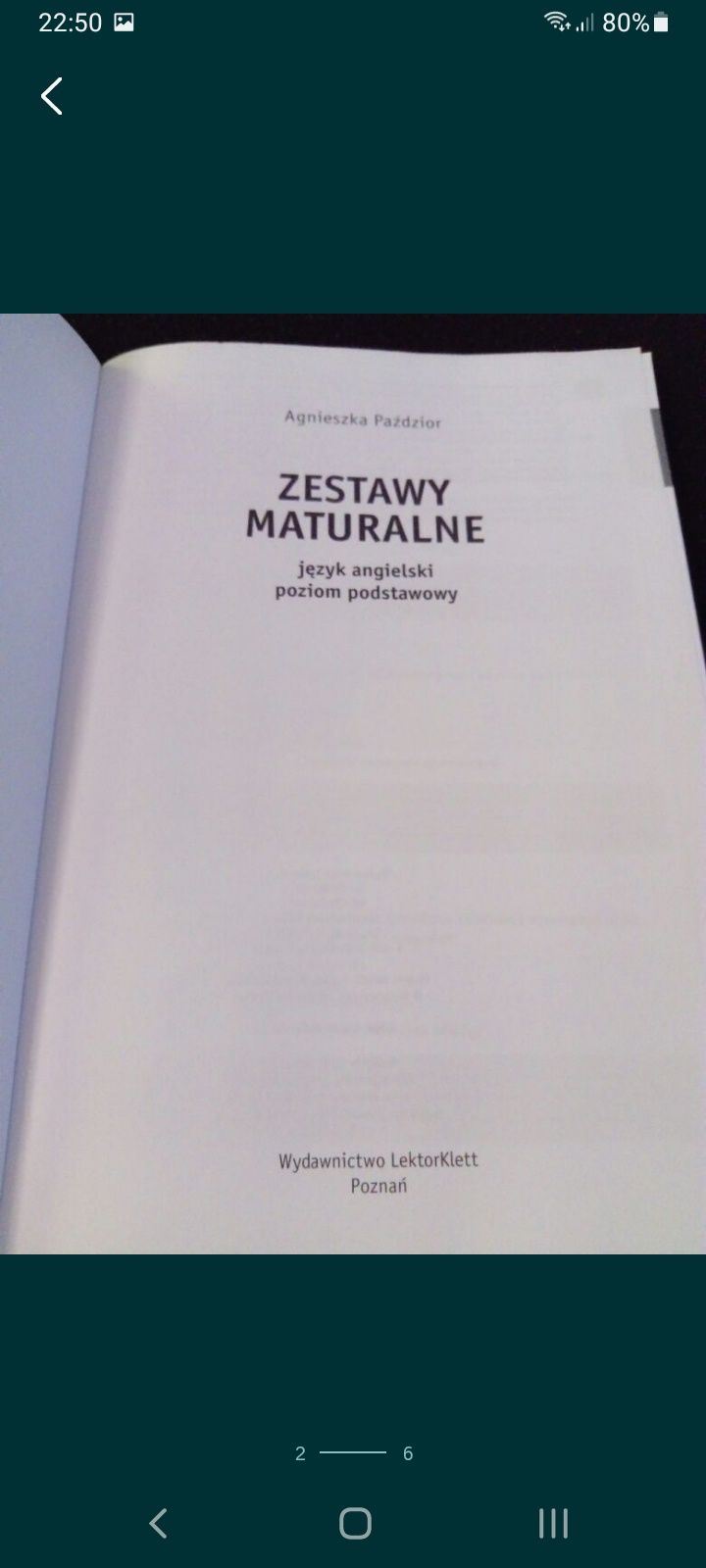 Język Angielski Zestawy Maturalne Agnieszka Paździor 2006