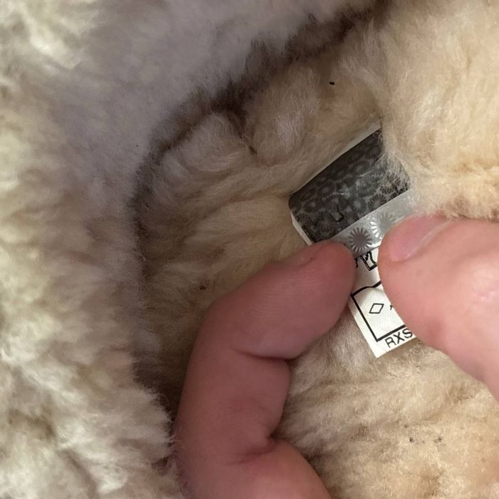 Високі шкіряні UGG з натуральним хутром