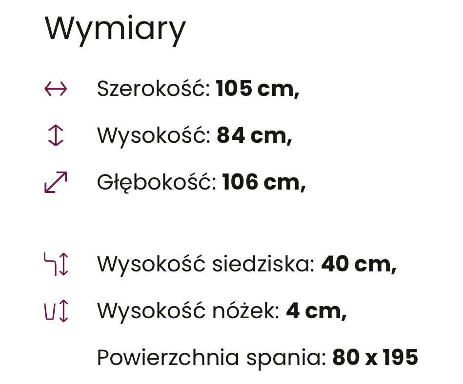 Rozkladana sofa jednoosobowa