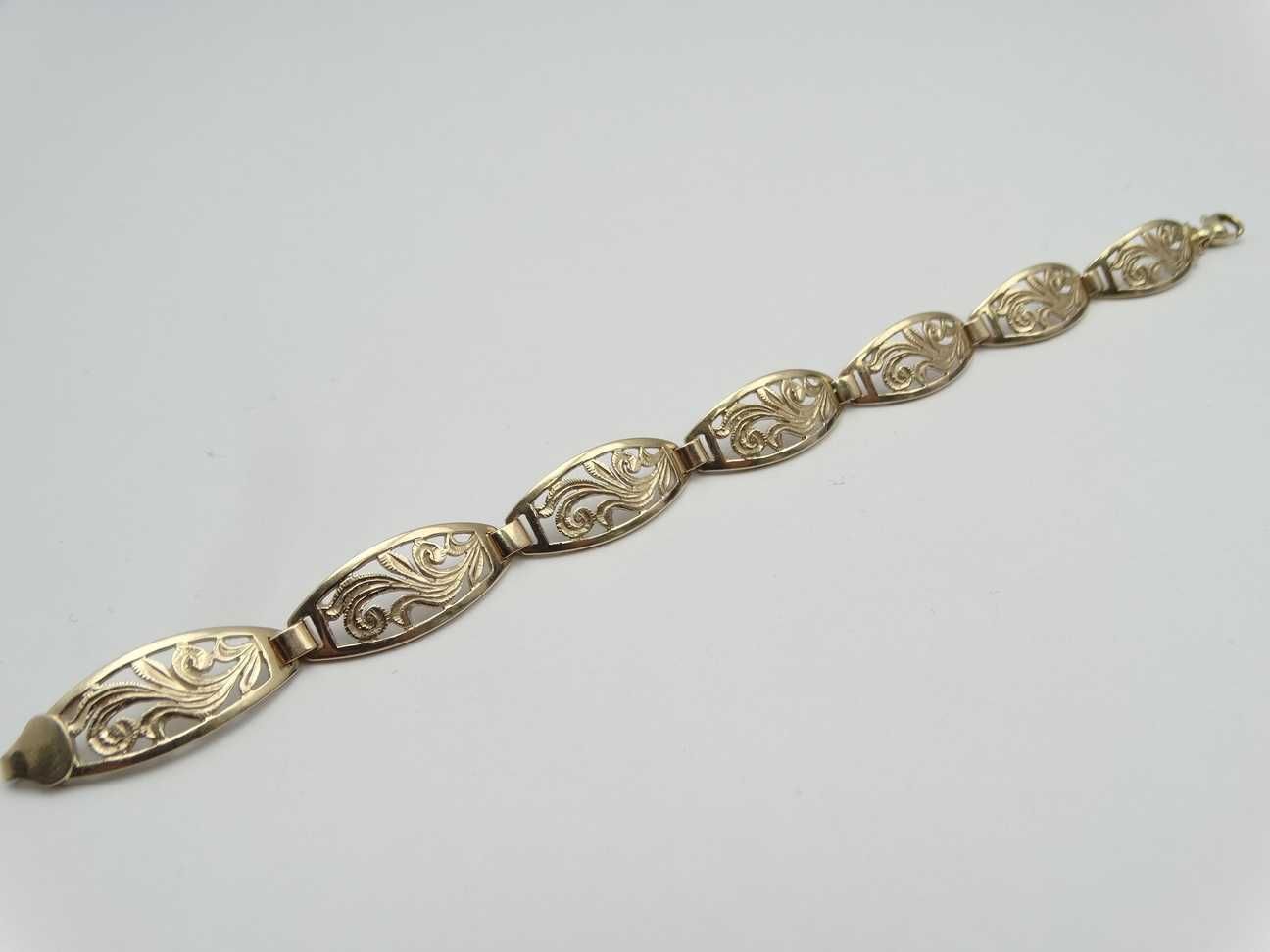 Piękna Złota Bransoletka 11,63g P585 18,5cm