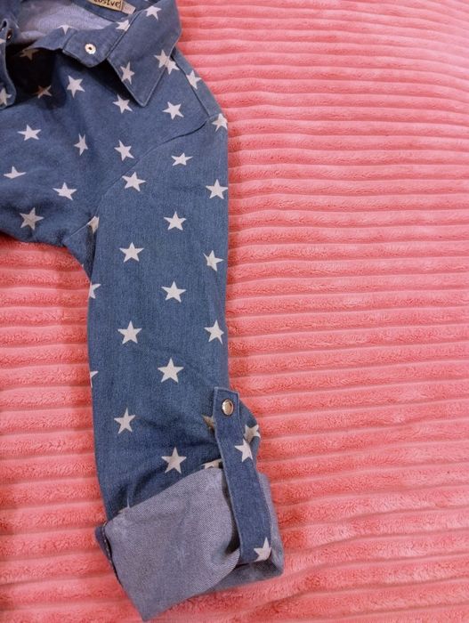 Джынсовое платье на кнопках S