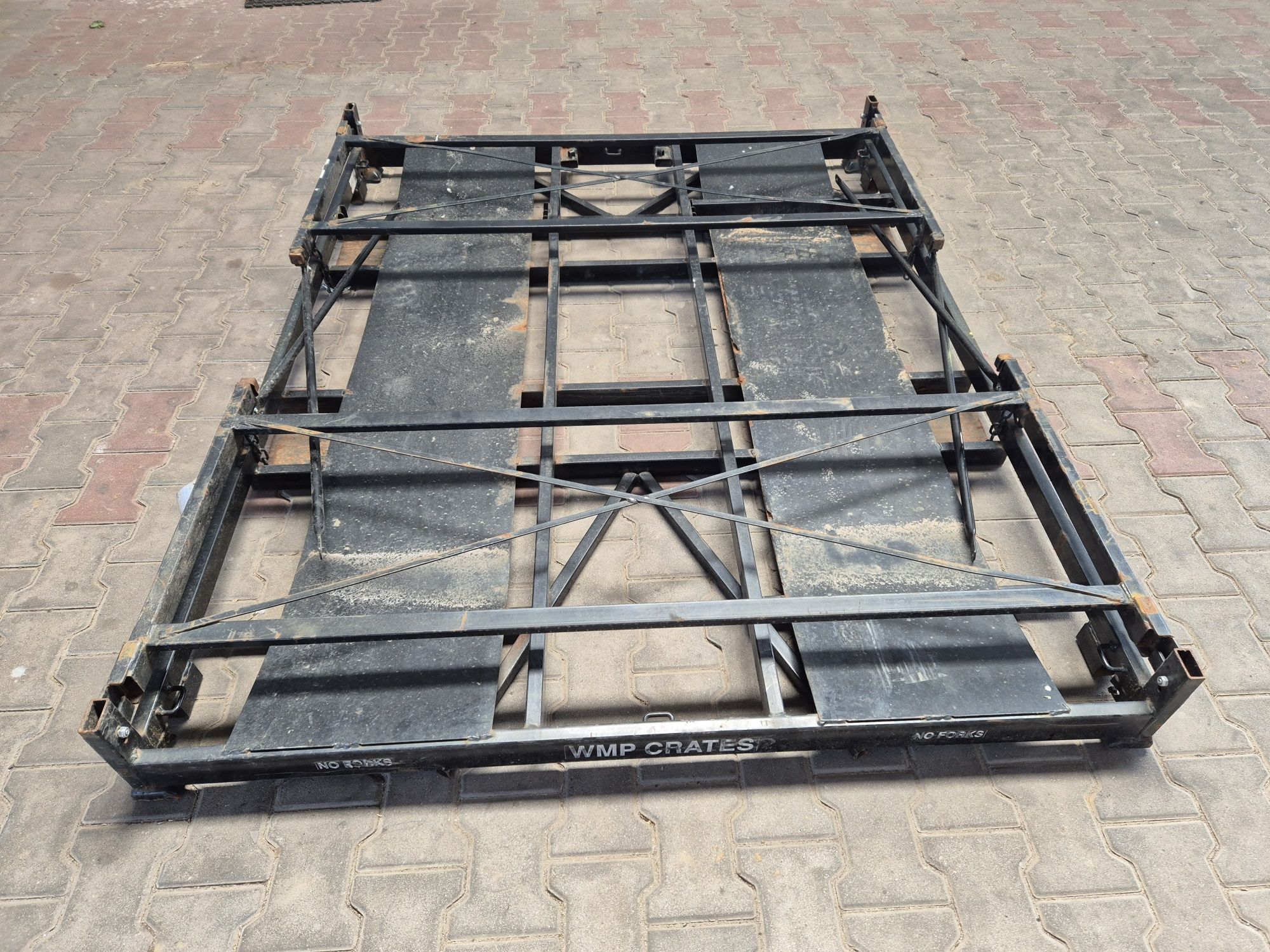 Pojemnik koszowy paletowy skrzyniopaleta Gitterbox Kontener 200x160x90