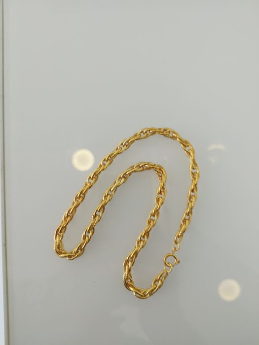 Fio dourado em prata 925