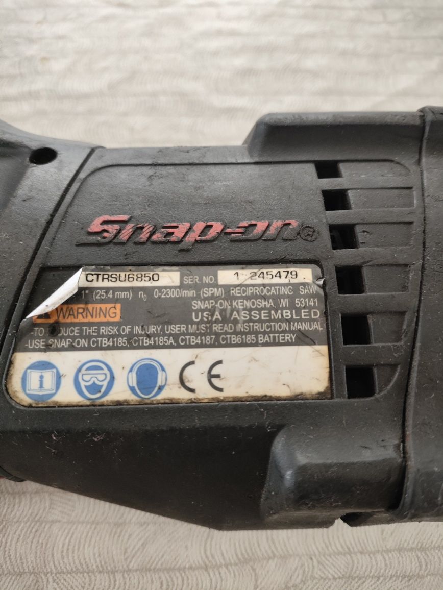 Акумуляторна шабельна пила Snap-on CTRS6850/18V USA