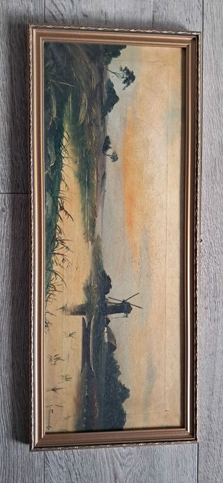 Obraz olejny na płótnie Valentin Stepanowicz Tereszczenko Warszawa