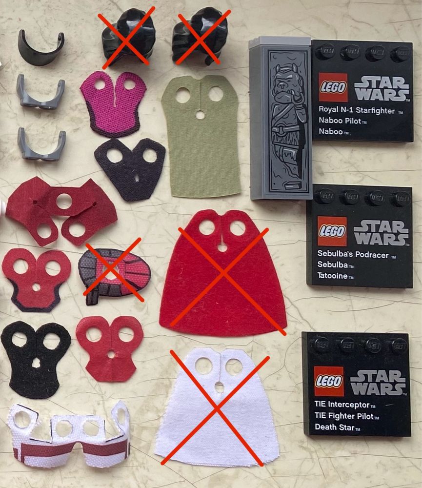 Lego Star Wars Фигурки, части, аксессуары (Оригинал)