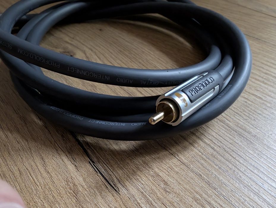 Kabel RCA Profigold do subwoofera
