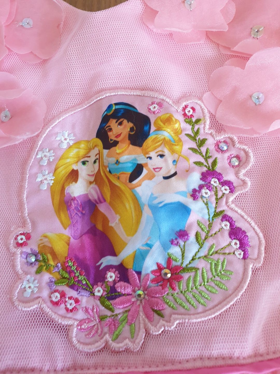 Sukienka disney princess księżniczki różowa tiul 104