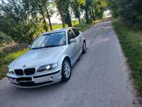 BMW E46 Polift 2.0 Diesel 150 Km Automat Skóry Czarny Sufit Alu 17