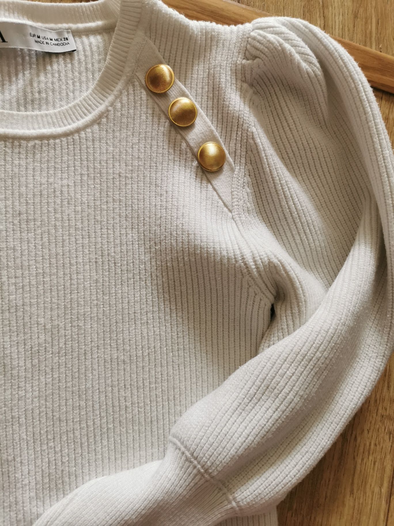 Sweter Zara rozmiar M (wypada na mniejszy)